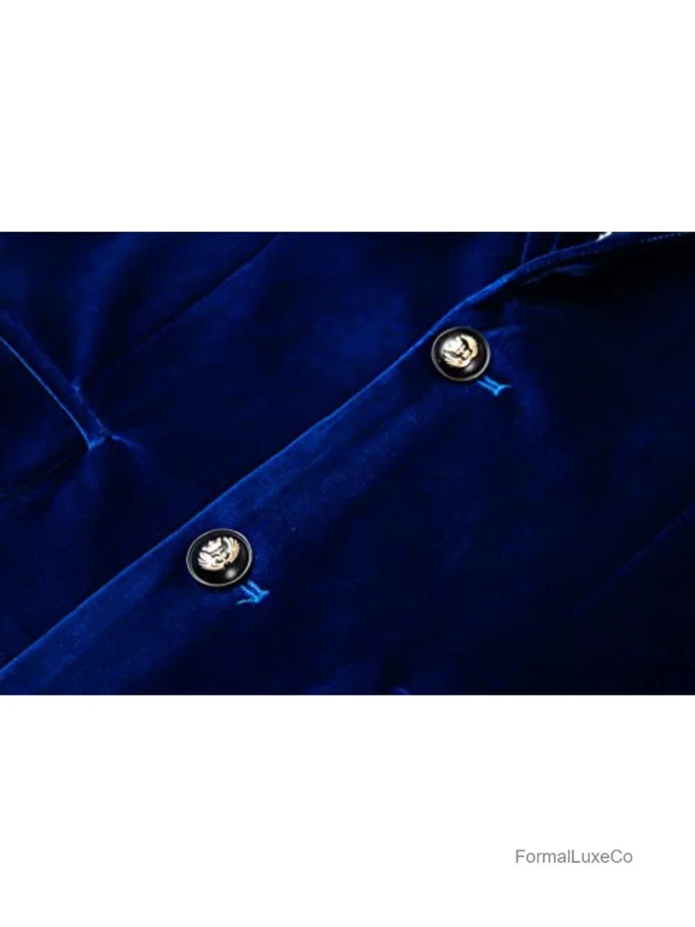 Men's Velvet Blazer Slim Fit Two Button Suit Jacket Wedding Formal